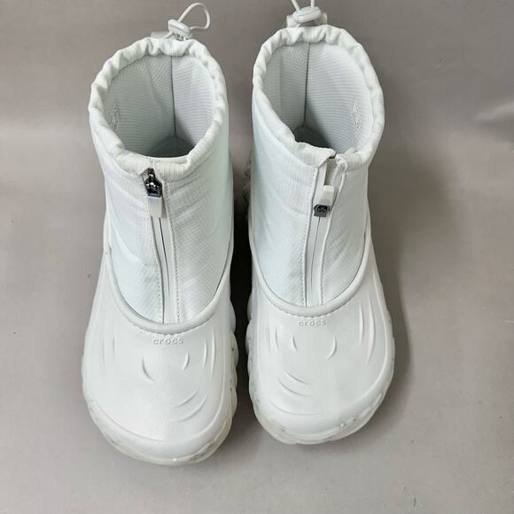 Crocs Echo Boot Z Shield Boots in Moonlight Zip Front Womens Size 9 Mens 7 - Picture 7 of 16